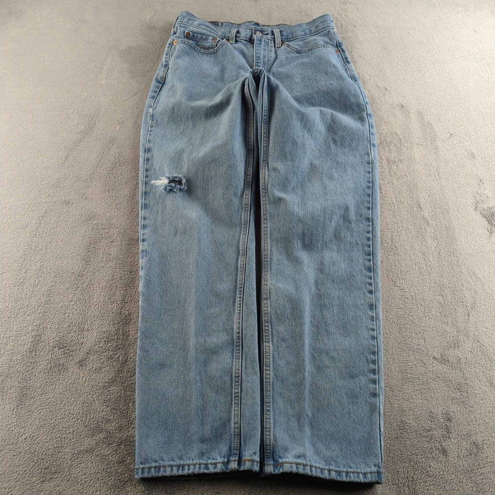 Levis‎ 550 Jeans 32x34 (Fits 30x33) Blue Light Wash Relaxed Wide Skater Grunge